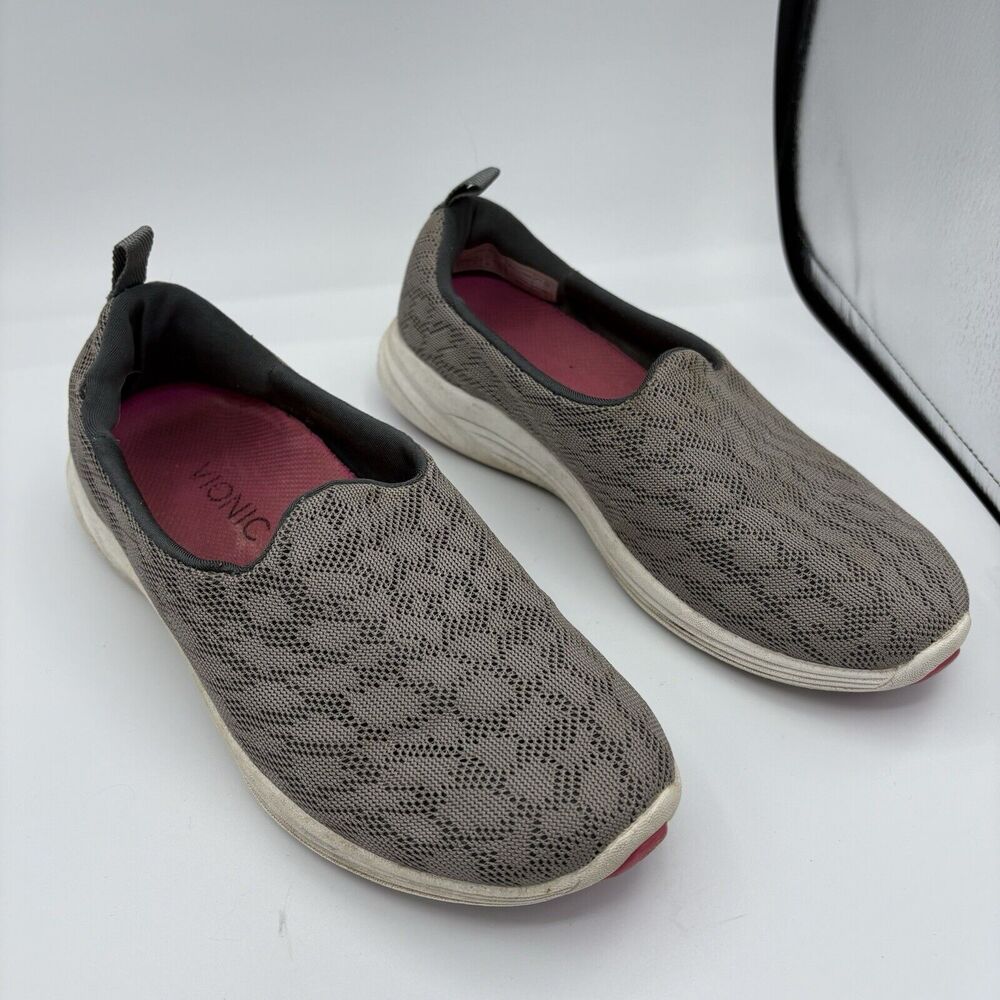 Vionic Sneakers Womens Size‎ 8 331 Hydra ASR 1288 Slip-On Comfort Gray D2
